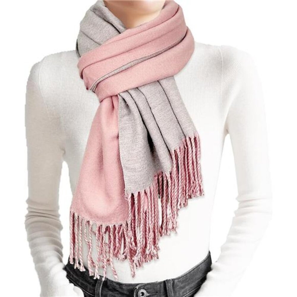Women's Winter Scarf  Pashmina Shawls and Wraps Blanket Cashmere Feel